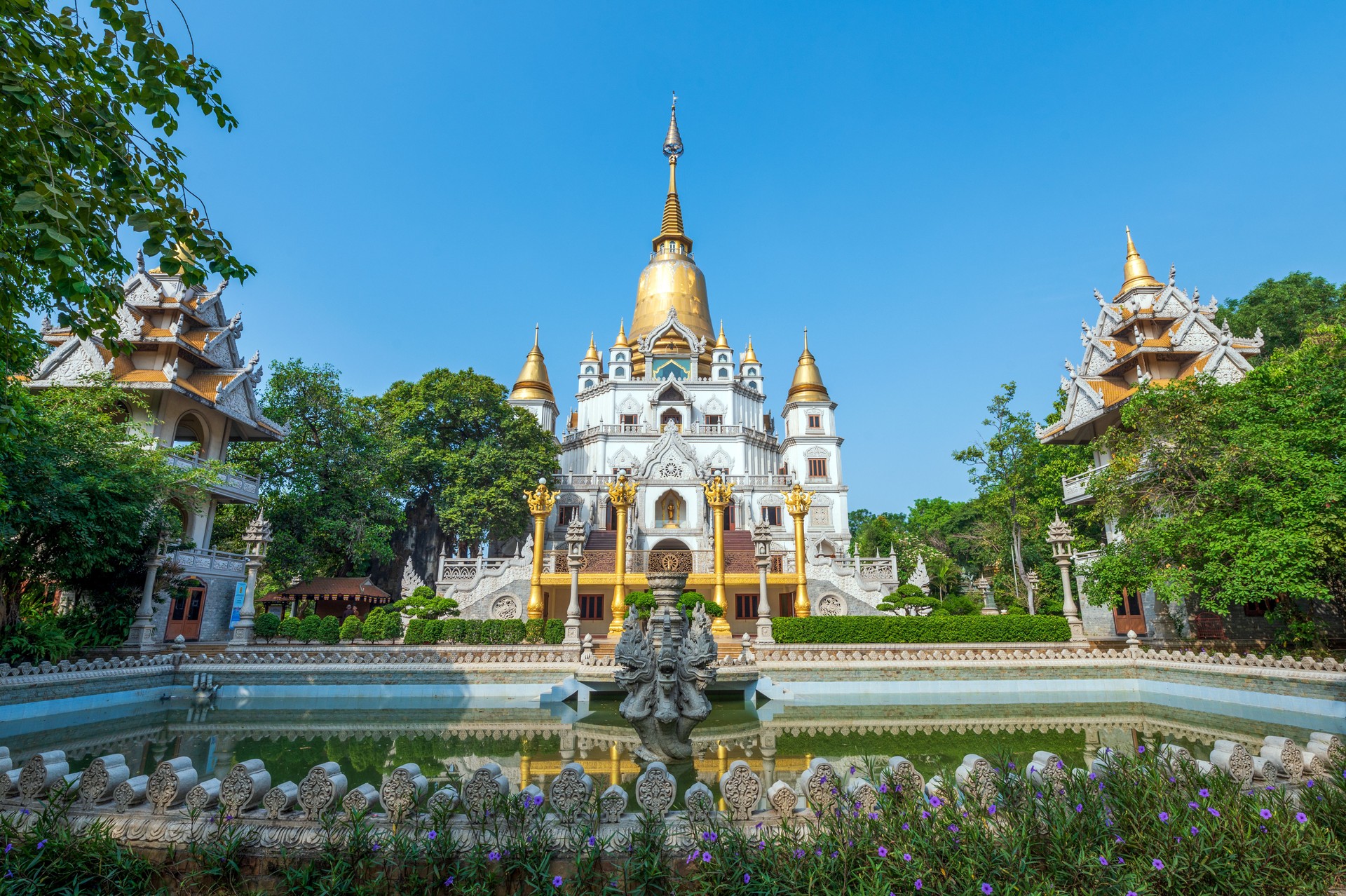 Buu Long Pagoda in Ho Chi Minh City, Vietnam